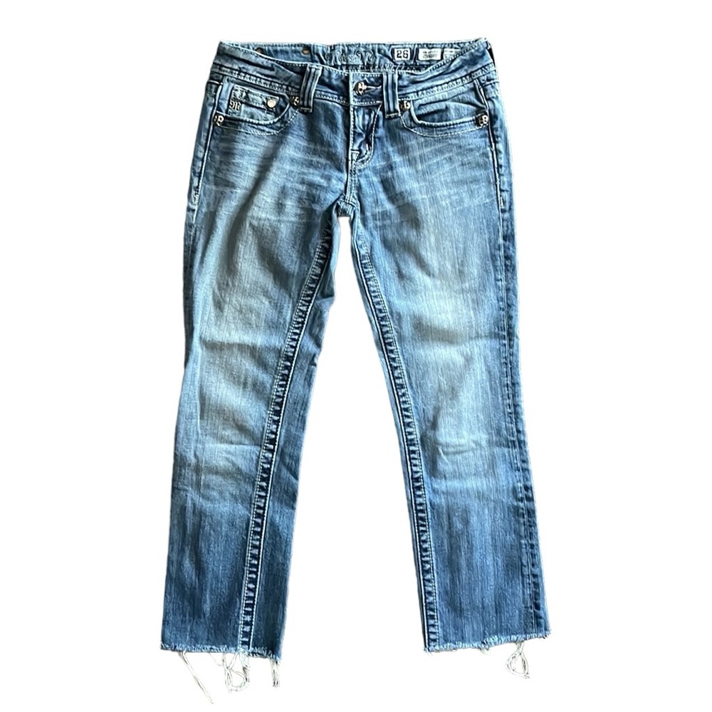 Miss Me Straight Leg Crop Pants